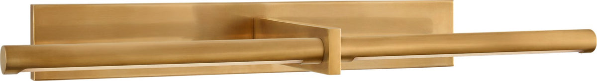 Axis 24" Tavelbelysning — Kelly Wearstler for Visual Comfort & Co. — Antique-Burnished Brass