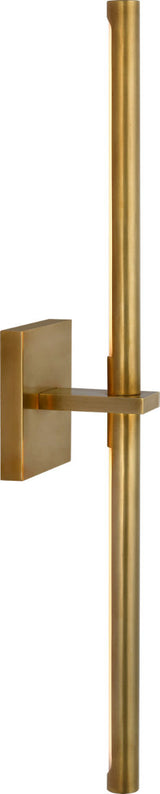 Axis Large Linear Vägglampa — Kelly Wearstler for Visual Comfort & Co. — Antique-Burnished Brass