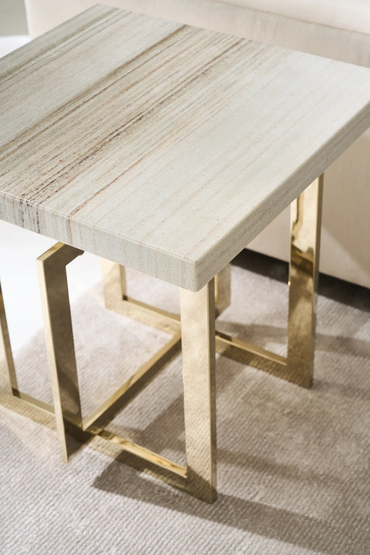 Bridges End Table in Dark - Caracole