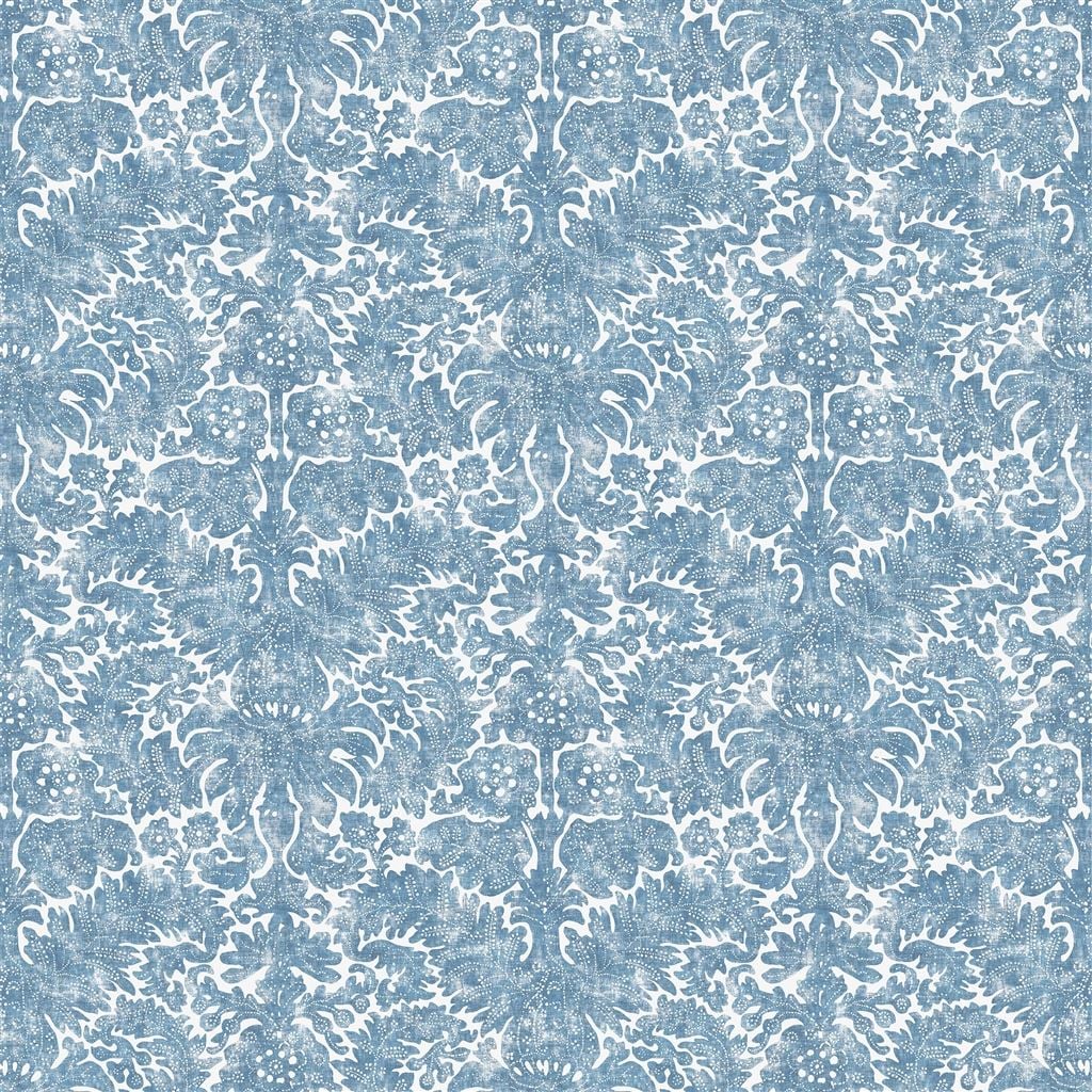Barberry Damask Chambray — Ralph Lauren Home tyg