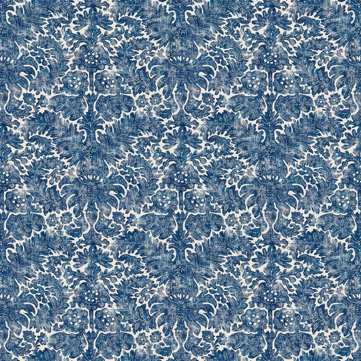 Barberry Damask Ink Fabric — Ralph Lauren Home tyg