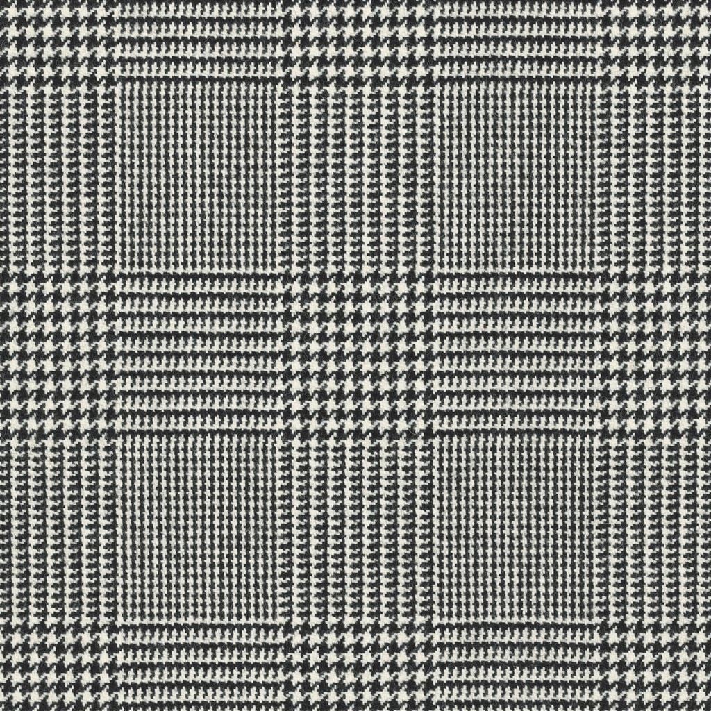 Barit Glen Plaid Black/White Fabric — Ralph Lauren Home tyg