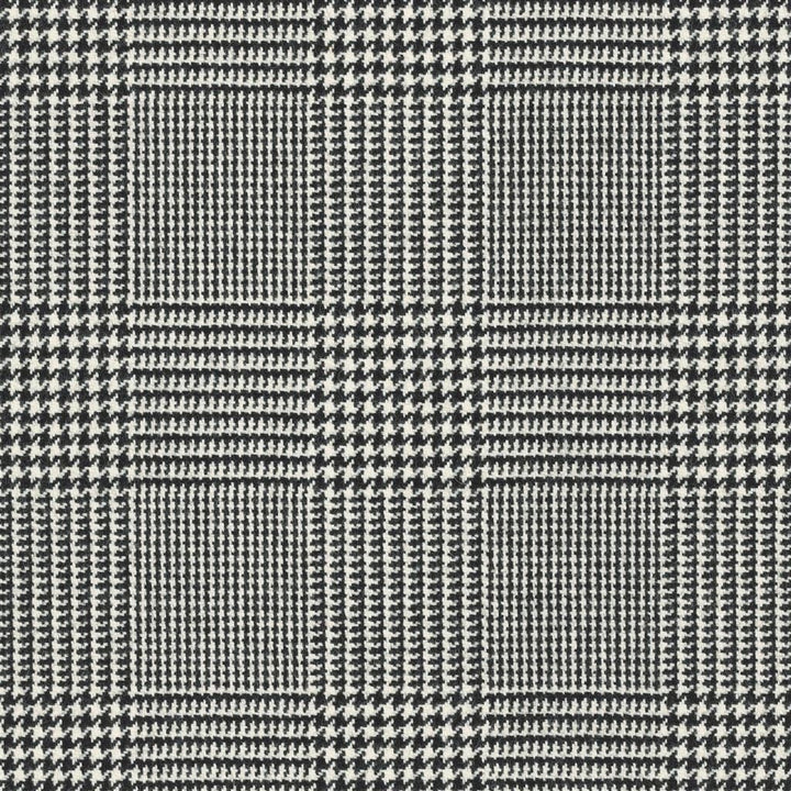 Barit Glen Plaid Black/White Fabric — Ralph Lauren Home tyg