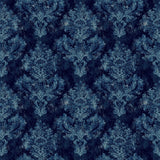 Barouche Damask Indigo — Ralph Lauren Home tyg