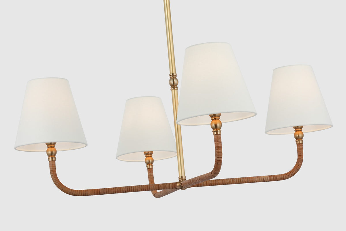 Basden Medium Single Tier Takkrona — Chapman & Myers for Visual Comfort & Co. detaljbild