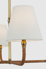 Basden Medium Single Tier Takkrona — Chapman & Myers for Visual Comfort & Co. detaljbild