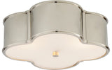 Basil 17" Plafond Polished Nickel