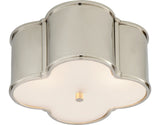 Basil Small Plafond Polished Nickel