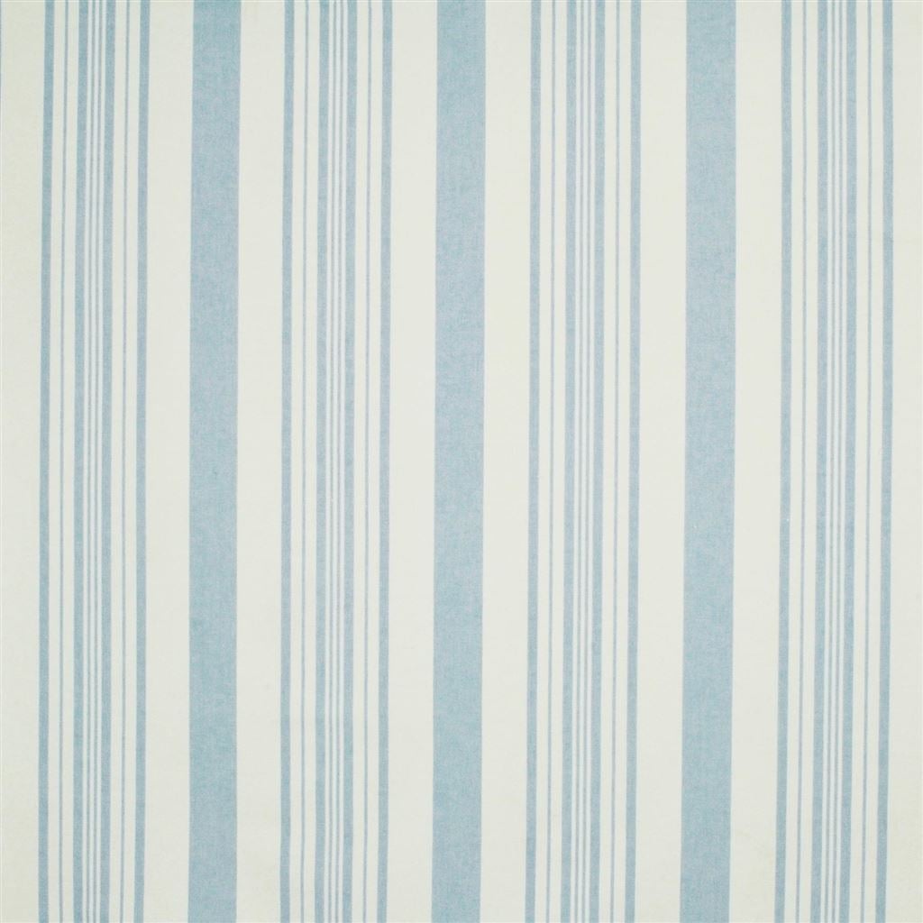 Beach Road Dhurrie Stripe Seaspray — Ralph Lauren Home tyg