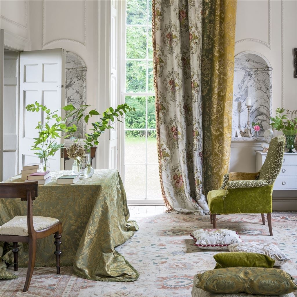 Beaufort Tyg — Designers Guild i miljö