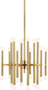 Beckham Modern Medium Takkrona — Thomas O'Brien for Visual Comfort & Co. — Burnished Brass