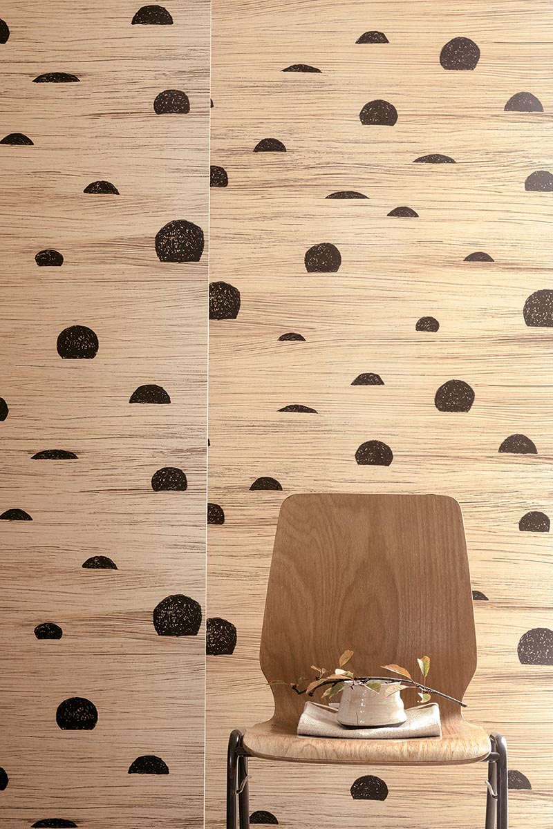 Belle Lune room setting — Pierre Frey wallpaper