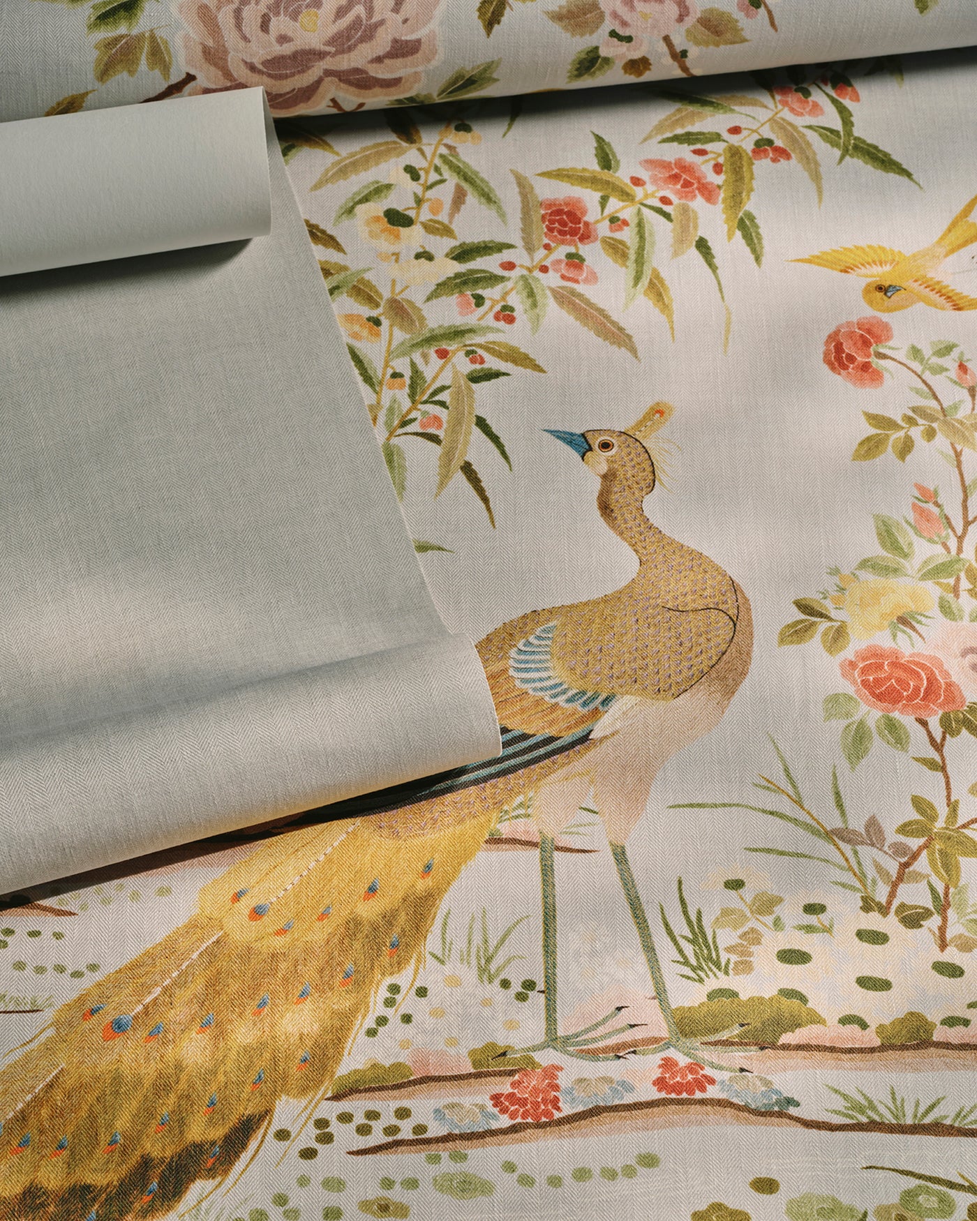 Belmont Plain — Colefax & Fowler tapet, miljöbild