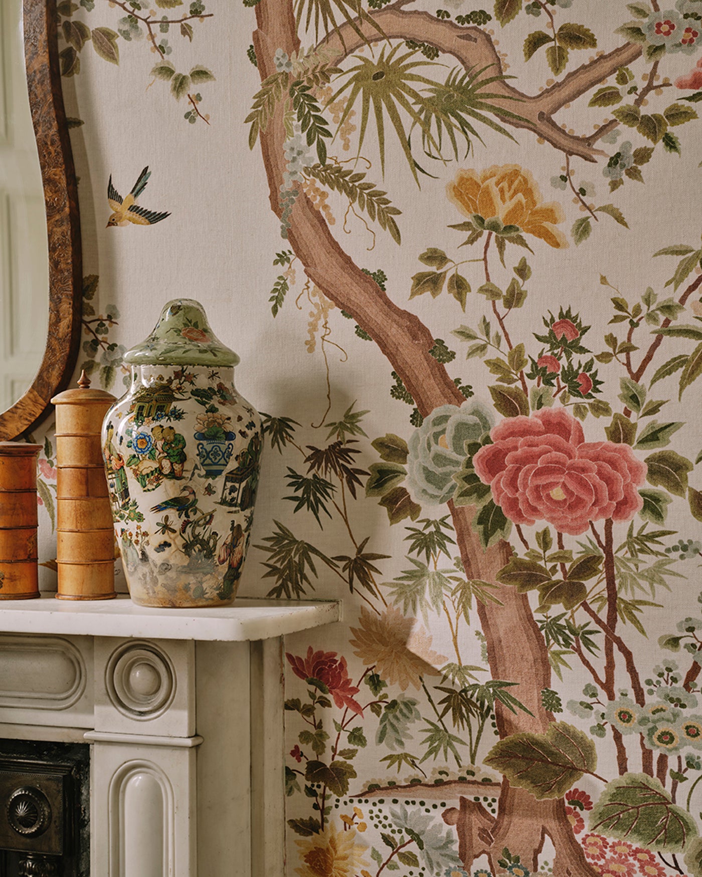 Belmont — Colefax & Fowler tapet, miljöbild