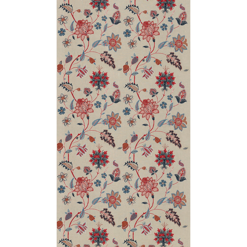 Baker'S Indienne Embroidery Tyg — G P & J Baker