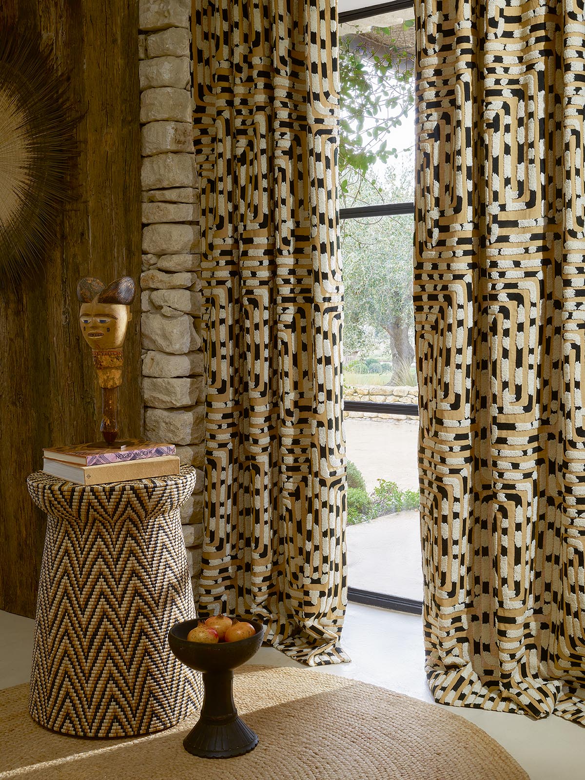 Bhema room setting — Pierre Frey fabric