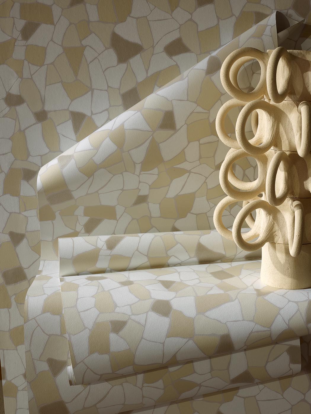 Biot room setting — Pierre Frey wallpaper