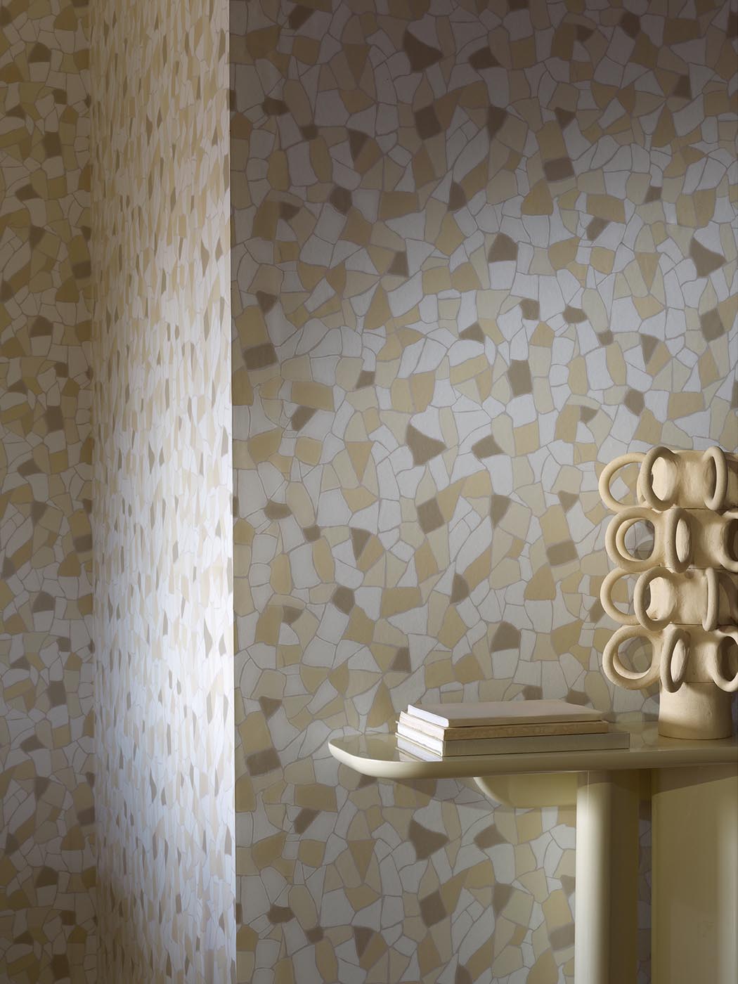 Biot room setting — Pierre Frey wallpaper