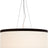 Gild with Cream Linen Shade with Black Linen Trim