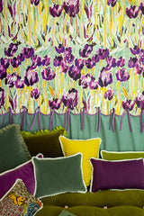 Black Tulips miljöökuva — Pierre Frey -tapetti