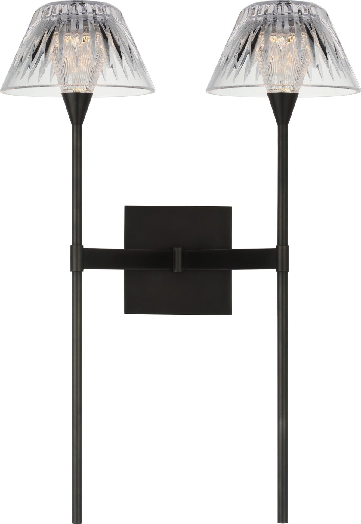Blaze 19" 2 Light Tail Wall Light — Waterford for Visual Comfort & Co. detail