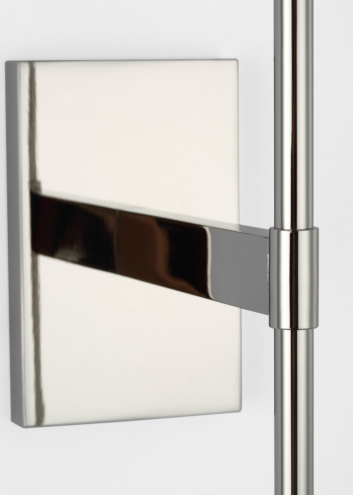 Blaze 19" Tail Vägglampa — Waterford for Visual Comfort & Co. — Polished Nickel with Clear Crystal detaljbild