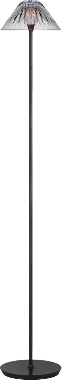 Blaze 55" Golvlampa — Waterford for Visual Comfort & Co. — Bronze with Clear Crystal