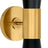 Hand-Rubbed Antique Brass and Black
