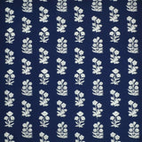 Blue Grotto Embroidery Blue Fabric — Ralph Lauren Home tyg