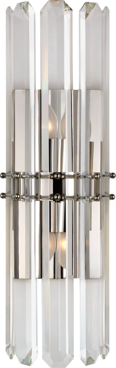Bonnington Tall Vägglampa — Visual Comfort — Polished Nickel