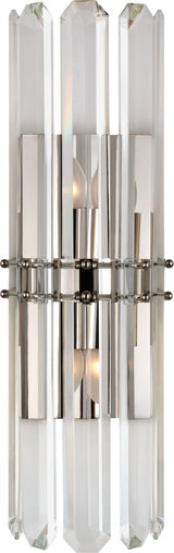 Bonnington Tall Vägglampa — Visual Comfort — Polished Nickel