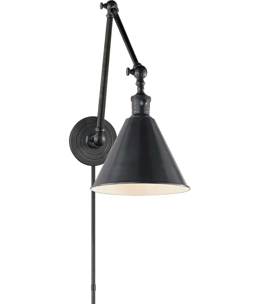 Boston Functional Double Arm Library Light Vägglampa — Chapman & Myers for Visual Comfort & Co.