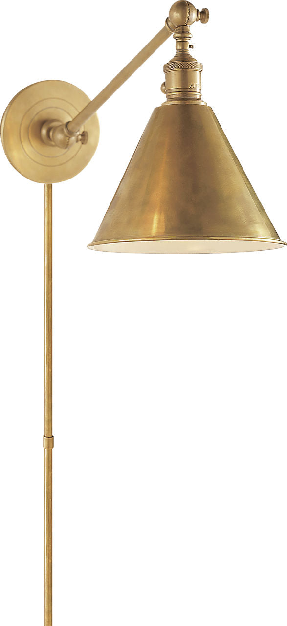 Boston Functional Single Arm Library Light Vägglampa — Chapman & Myers for Visual Comfort & Co.
