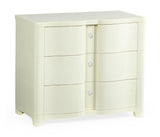 Chest of Drawers Bowfront in Ivory