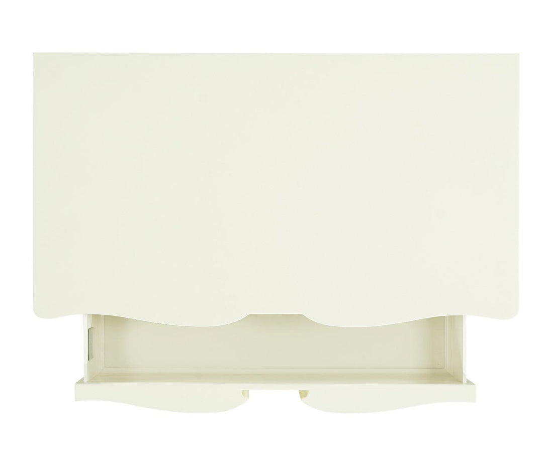Chest of Drawers Bowfront in Ivory