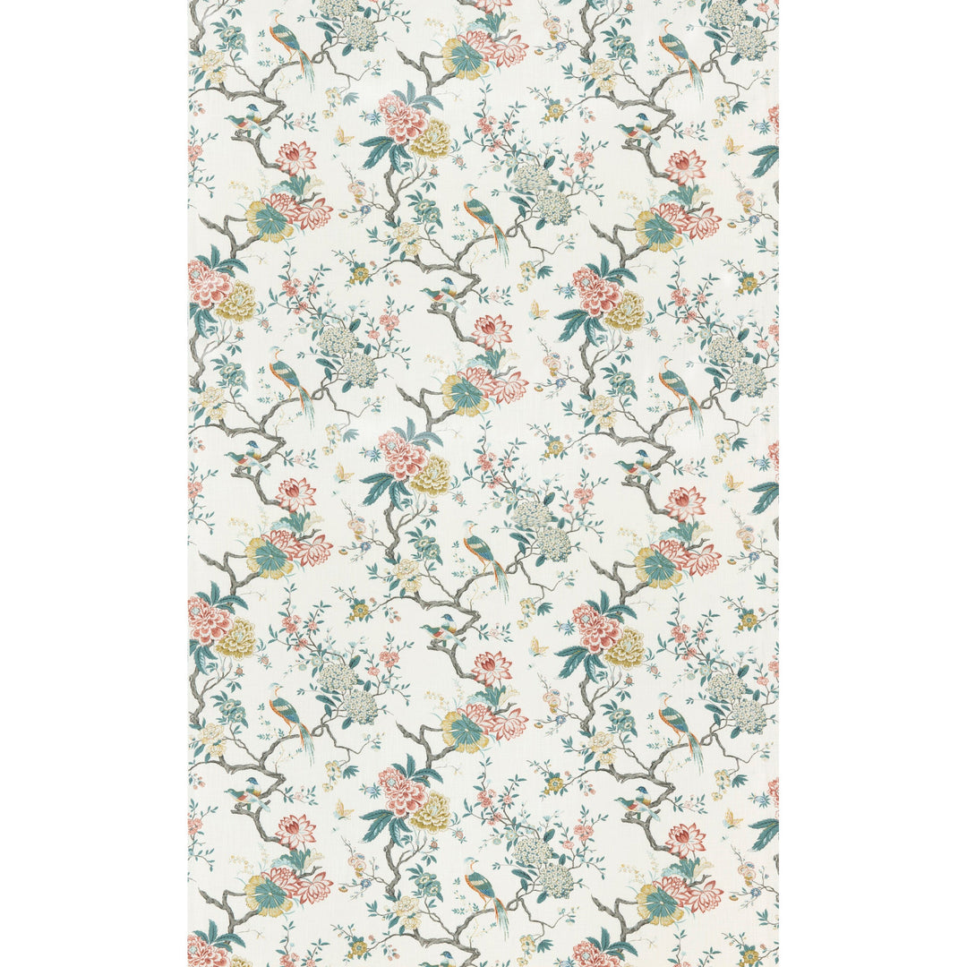 Oriental Bird Signature Tygprov - Teal