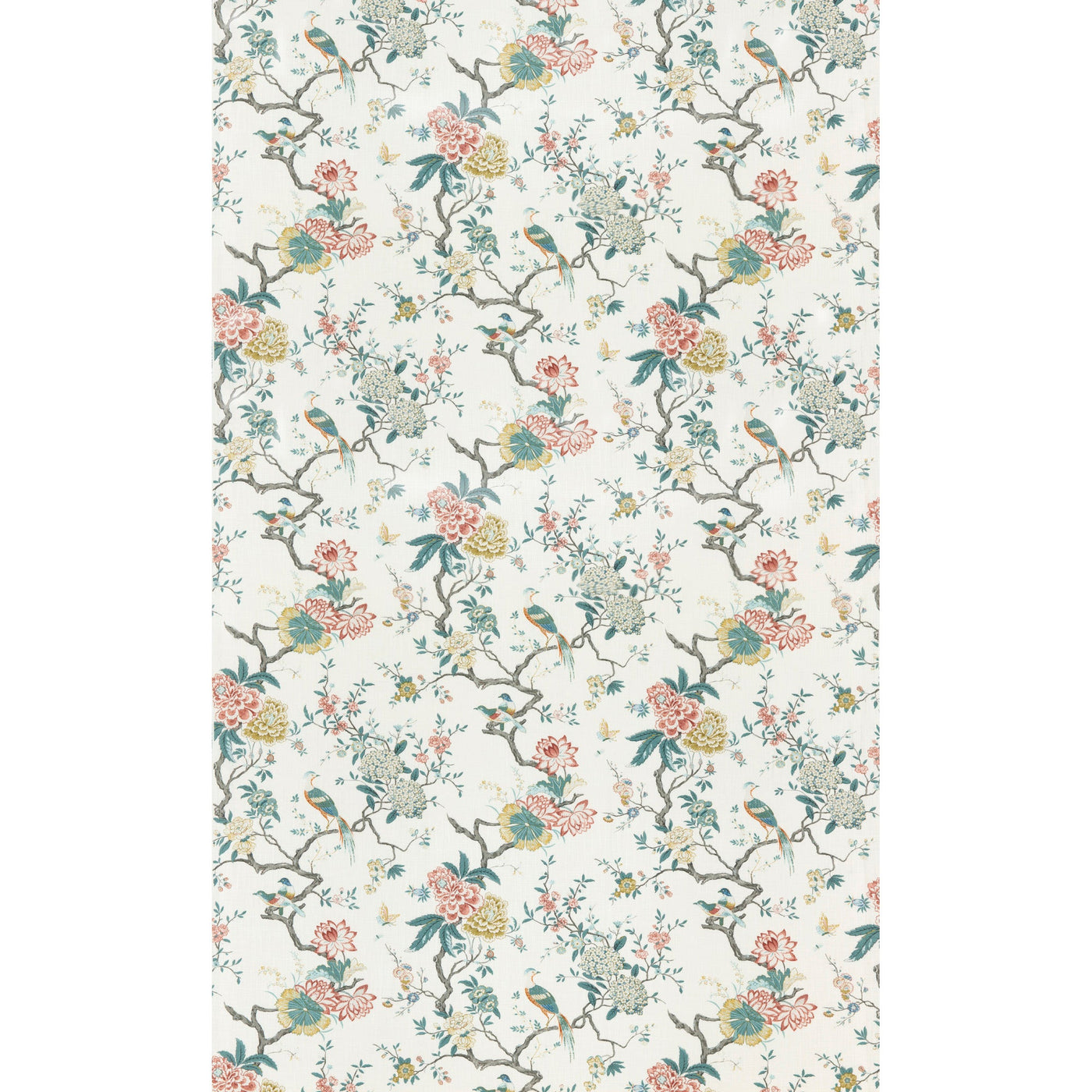 Oriental Bird Signature Tygprov - Teal