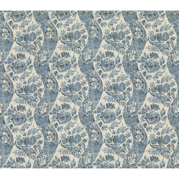Caldbeck Tygprov - Indigo/Ivory
