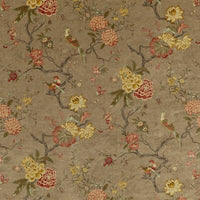 Oriental Bird Velvet Fabric