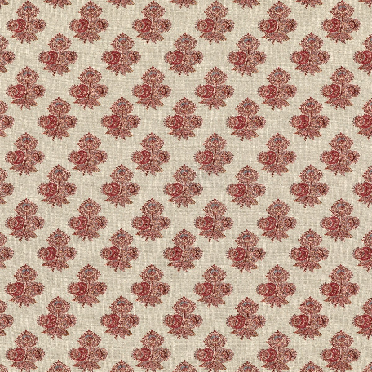 Poppy Paisley Tyg Red — G P & J Baker