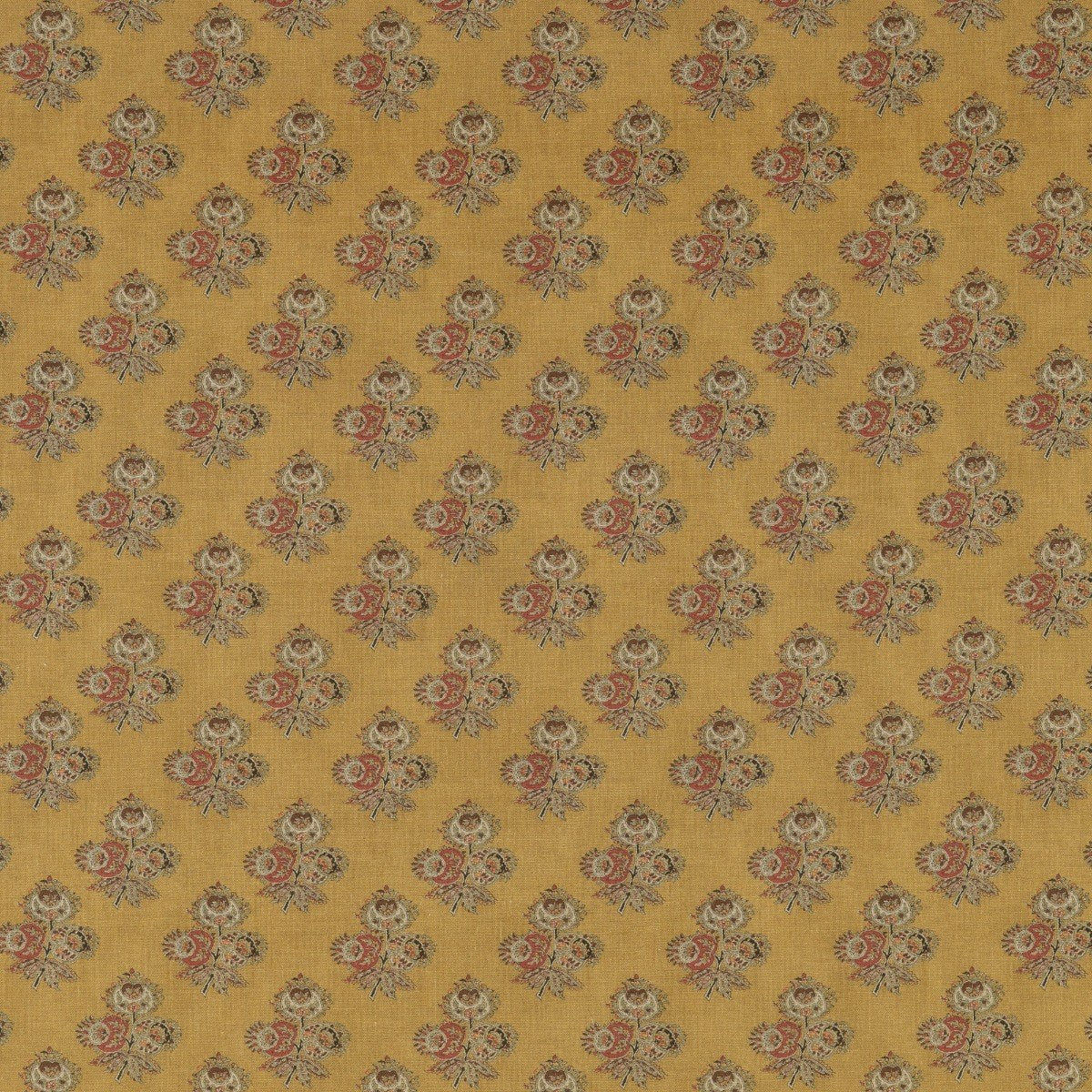 Poppy Paisley Tyg Ochre — G P & J Baker