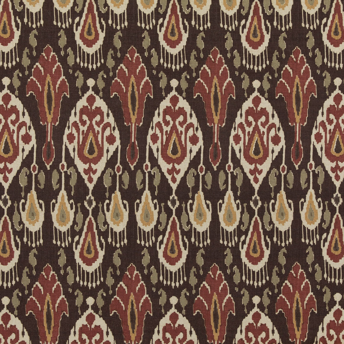 Ikat Bokhara Tyg Espresso — G P & J Baker