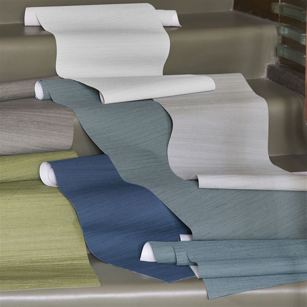 Brera Grasscloth Tapet — Designers Guild i miljö