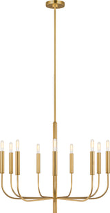 Brianna Medium Takkrona — Ellen DeGeneres for Visual Comfort & Co. — Burnished Brass with No Option