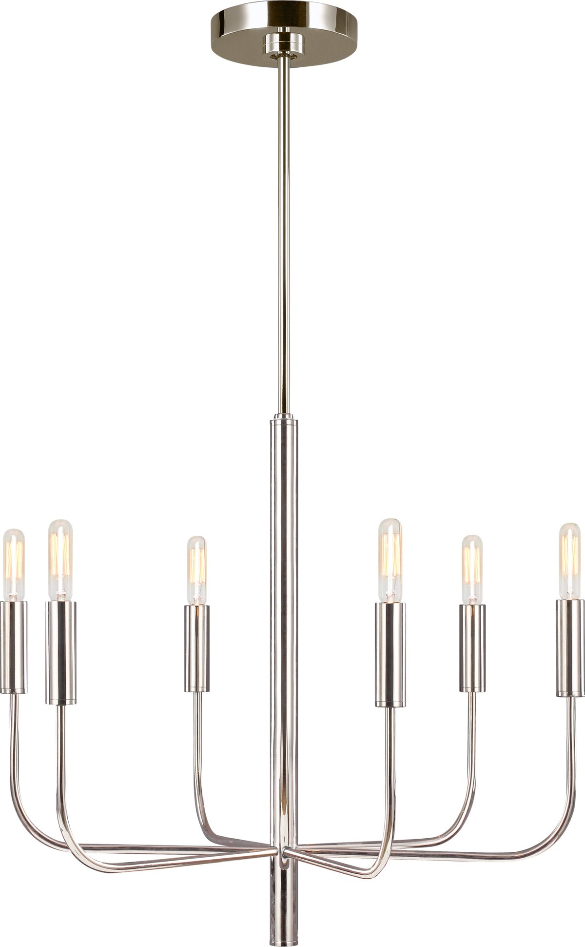 Brianna Small Takkrona — Ellen DeGeneres for Visual Comfort & Co. — Polished Nickel with No Option
