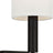 Aged Iron with Linen Shade