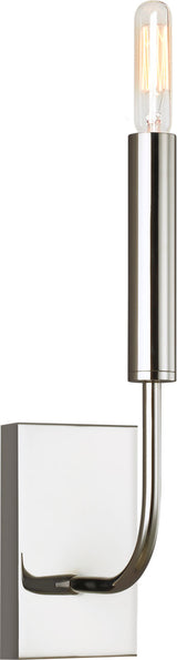 Brianna Vägglampa — Ellen DeGeneres for Visual Comfort & Co. — Polished Nickel with Linen Shade detaljbild