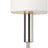Polished Nickel with Linen Shade