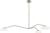 Brindille Extra Large Three Light Takkrona Polished Nickel