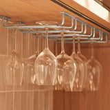 Brindley Hängande vinglashållare — miljöbild, Satin nickel
